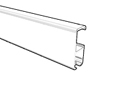 cliprail pro wit 200 cm STAS-VC10200