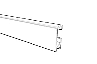 cliprail wit 300 cm STAS-RC10330