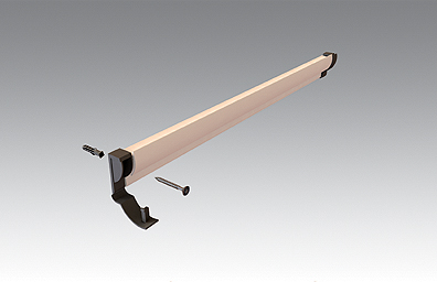 paper rail wit 100 cm ( knikkerrail ) STAS-KN10010