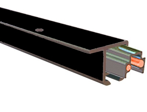 u-rail multi zwart 200 cm verlichtingsrail STAS-VP20200